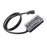 7-Way Trailer Cord with Junction Box, 8 ft