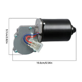 Front Windshield Wiper Motor for 1990-2010 Volkswagen Beetle Golf Jetta Passat 1J0955119