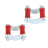 Rear Leaf Spring Shackle Kit with Polyurethane Bushings for 1955 Chevrolet Bel Air 150 210