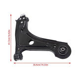 Front Lower Control Arms with Ball Joints for 2004-2008 Suzuki Forenza Reno and Chevrolet Optra, Pair