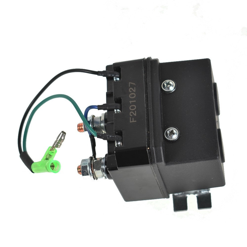 12V Winch Solenoid Contactor with Rocker Thumb Switch for ATV and UTV Winches