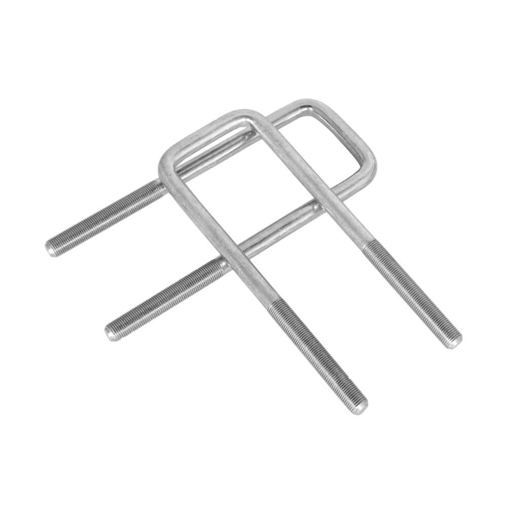 Square U-Bolts for 1988-1998 Chevrolet GMC C1500 2.5 in Wide Leaf Springs, 8.75 in Long