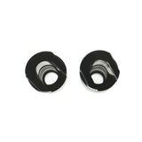 6AN Male to 5/16 in GM Quick Connect EFI Fuel Fitting Adapters, Black, 2 Pieces