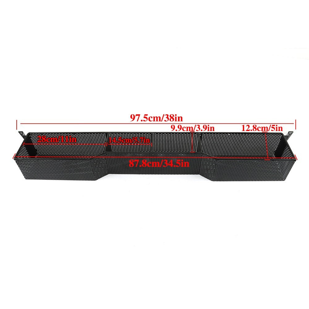 Front Inner Storage Basket for 2007-2016 Yamaha Drive G29 Golf Carts, Black
