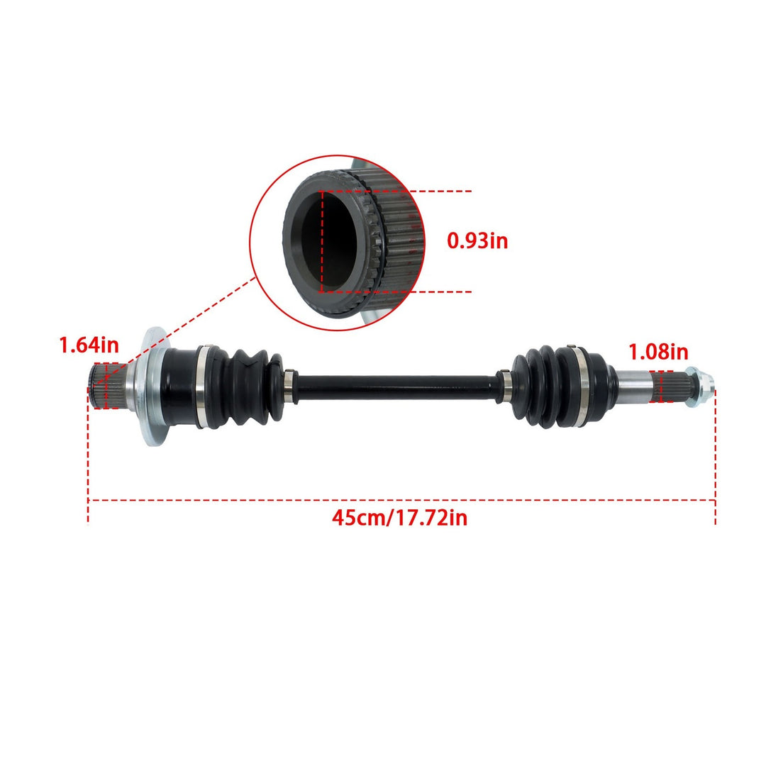 Rear Left CV Axle for 2003-2008 Yamaha Grizzly 660 5KM-2530U-13-00