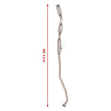 Front Catalytic Converter with Flex Pipe for 2014-2019 Toyota Corolla 1.8L