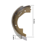 10 x 2-1/4 in Electric Trailer Brake Shoe Kit for 3,500 lb Axles, 2 Pairs K71-047-00