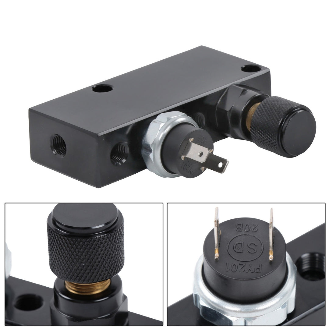 Adjustable Brake Proportioning Valve and Distribution Block for Disc Drum Conversions