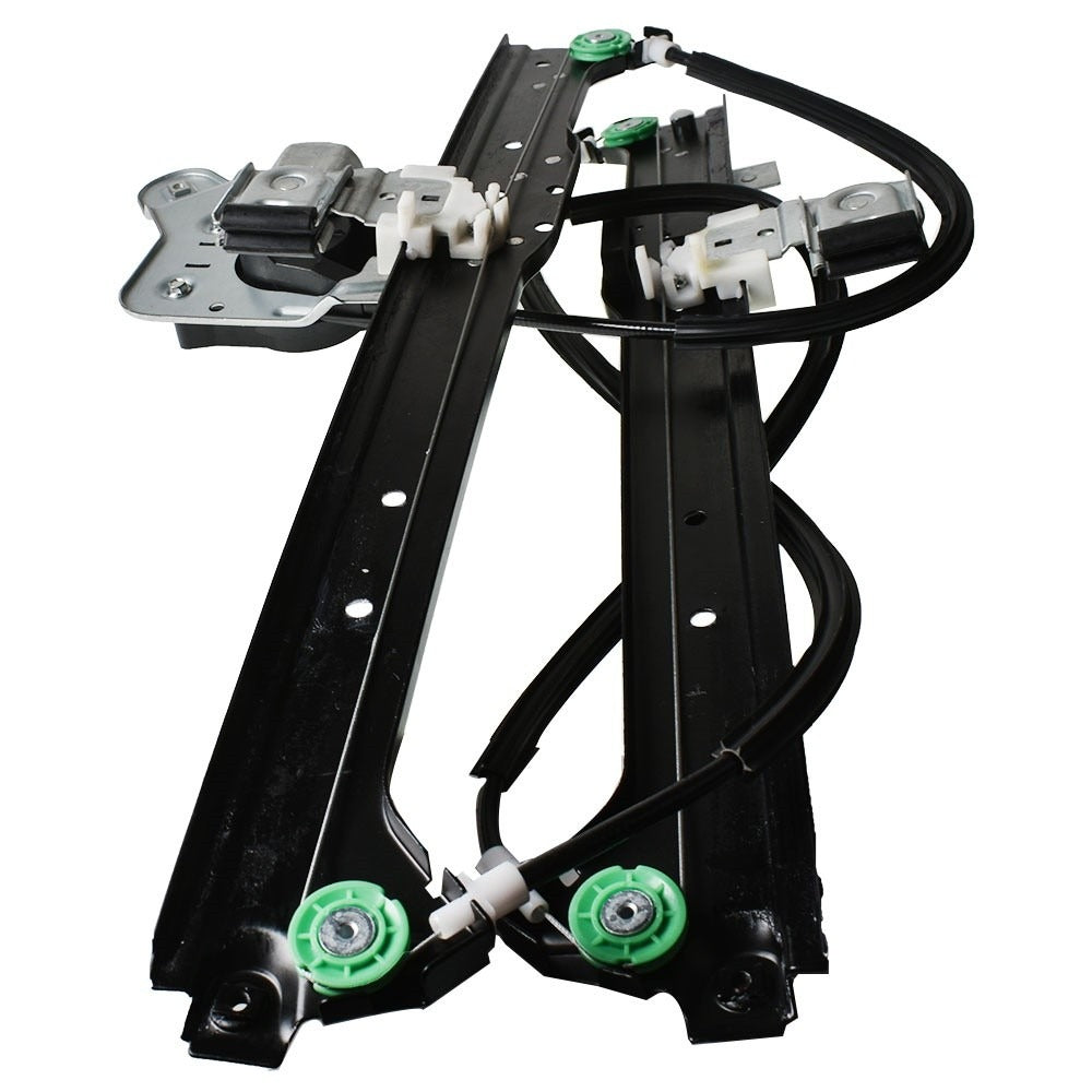 Rear Power Window Regulators with Motor for 2000-2007 Chevrolet Silverado GMC Sierra Avalanche Escalade EXT, Pair