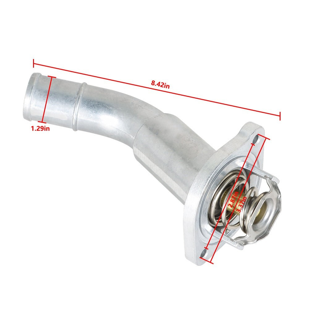 Thermostat Housing with Thermostat for 2002-2009 Chevrolet Trailblazer GMC Envoy and Buick Rainier 4.2L 902-800