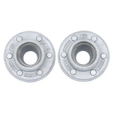 Galvanized Trailer Idler Hubs 6 on 5.5 in for 6000 lb Axles with #42 Spindle, Pair