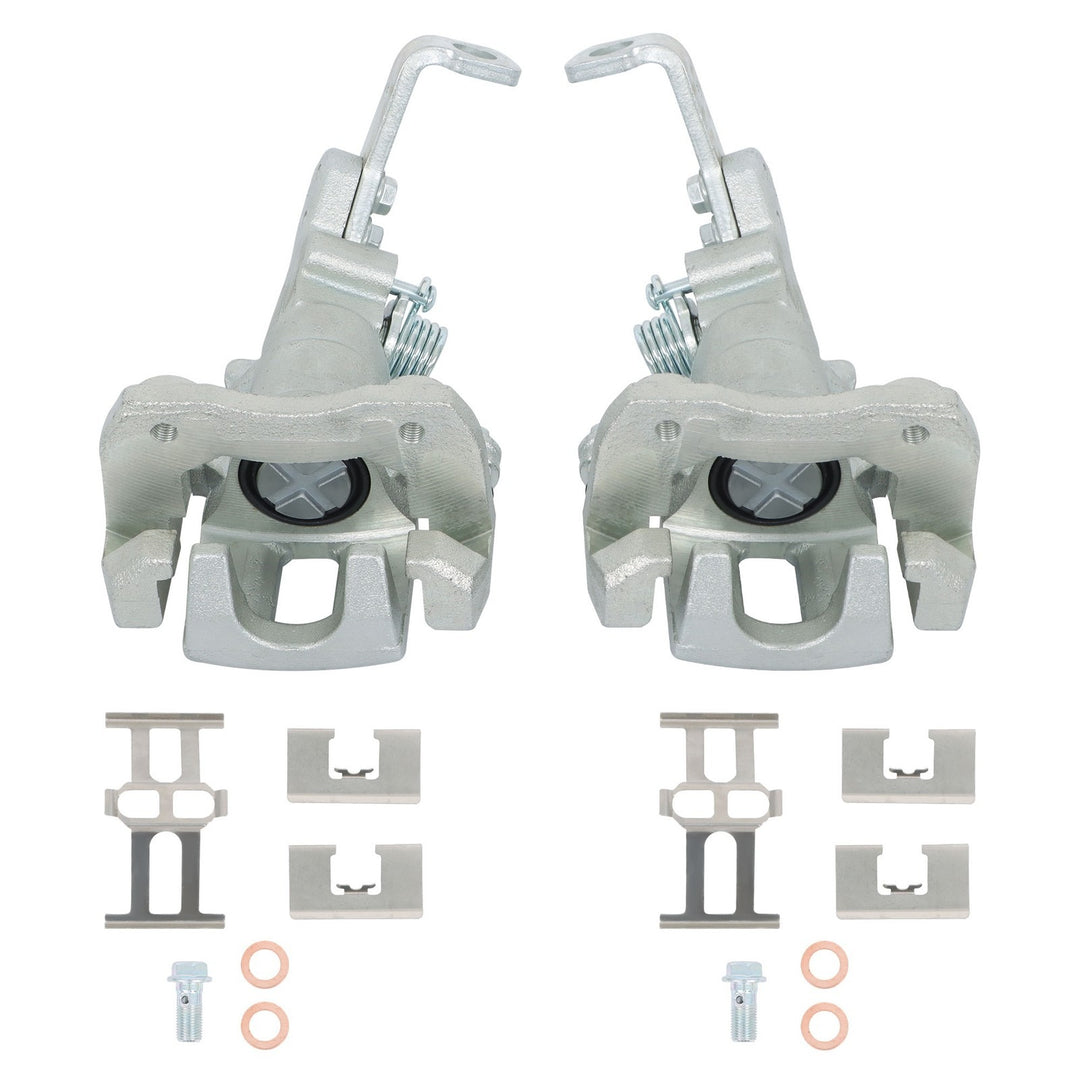 Rear Brake Calipers with Brackets for 1991-1997 Honda Accord 2.2L 2.7L, Pair 19-B1446