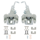 Rear Brake Calipers with Brackets for 1991-1997 Honda Accord 2.2L 2.7L, Pair 19-B1446
