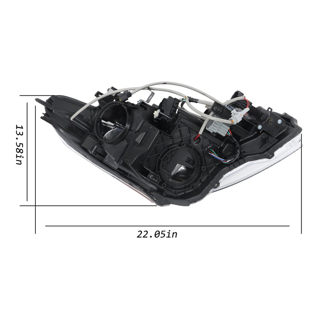 Left HID Headlight for 2010-2013 Infiniti G37 2011-2012 G25 and 2015 Q40 Sedan IN2502140