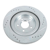 Front and Rear Drilled Brake Rotors and Pads for 2006-2015 Jaguar XF S-Type XJ8 XK, 326 mm Front