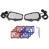 UTV Side Mirrors with LED Lights for 1.75-2 in Roll Cages, Pair