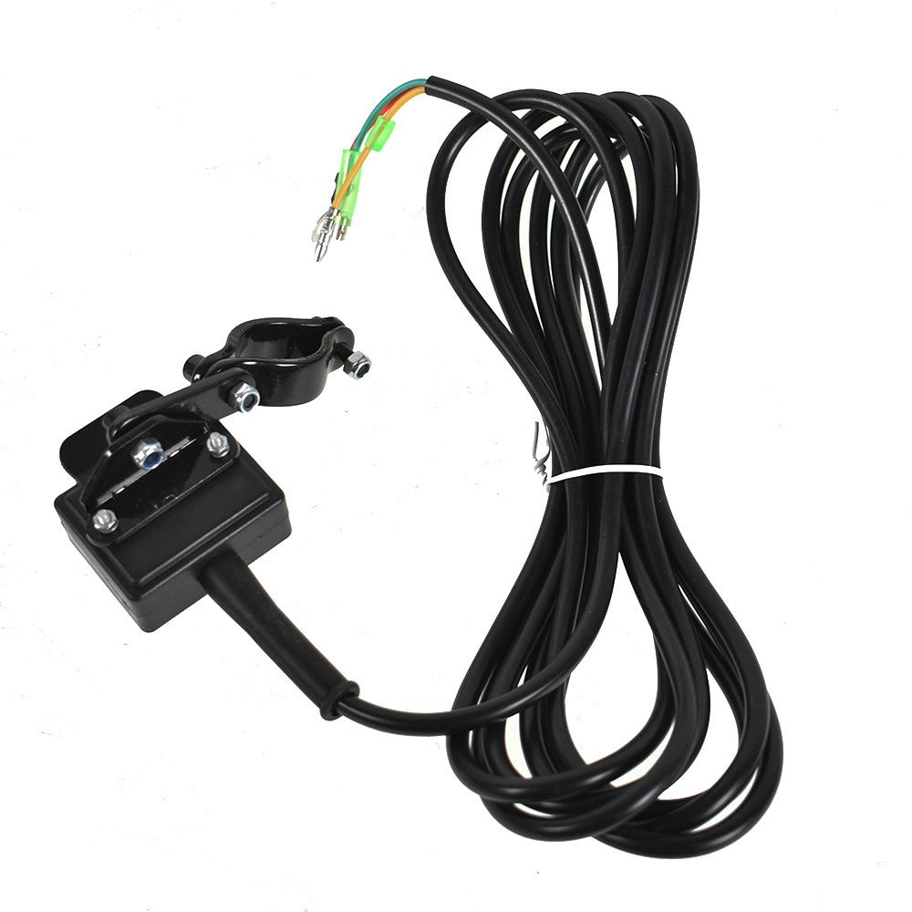 12V Winch Solenoid Contactor with Rocker Thumb Switch for ATV and UTV Winches