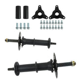 40 in Rear Axle Kit with 3-Stud Hubs for Electric Go-Karts