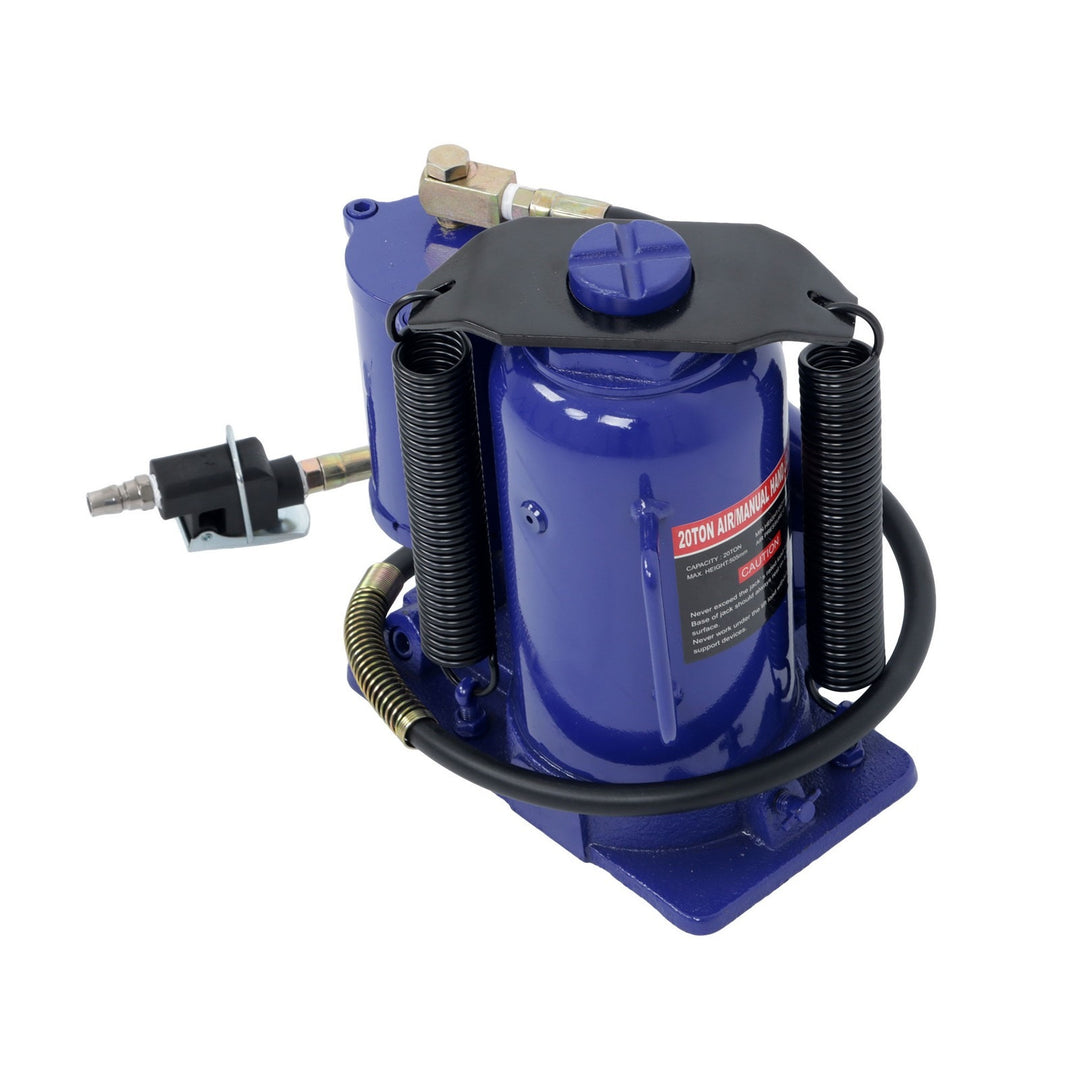 20 Ton Air Hydraulic Bottle Jack with Manual Pump