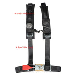 4-Point Seat Belt Harness 2 in Padded, 4 Pack, for Polaris RZR and UTVs