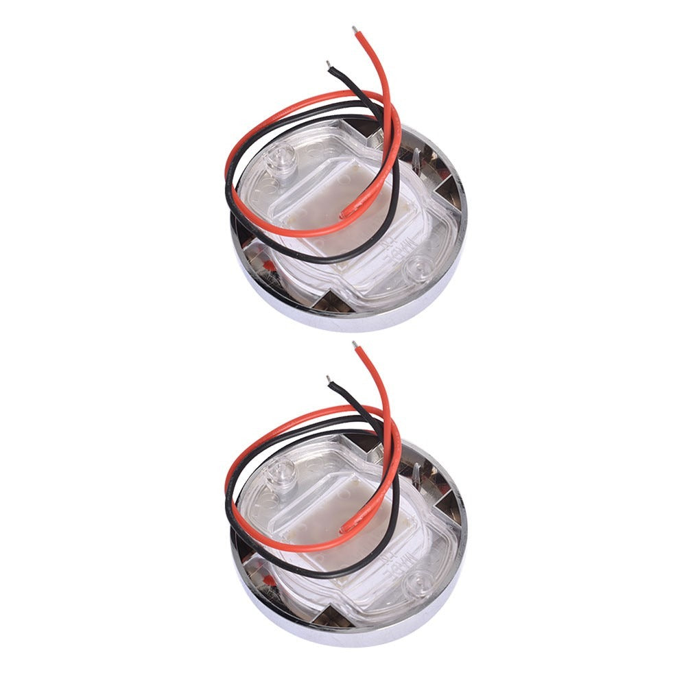 Round 6-LED Courtesy Lights for Boats 3 in 12-24V, Pair