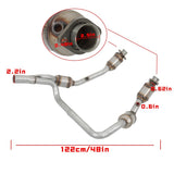 Front Right Y-Pipe Catalytic Converter for 2007-2009 Jeep Wrangler JK 3.8L