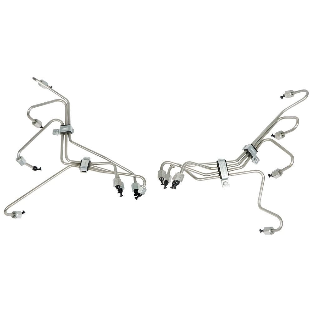 Fuel Injection Lines for 1983-1994 Ford F-150 F-250 F-350 IDI Diesel, Set of 8