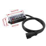 7-Way Trailer Wiring Upgrade Kit with Junction Box and RV Style Connector, 6 ft