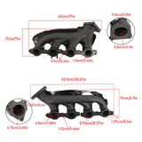 Exhaust Manifold Pair with Gaskets for 1999-2013 GM 4.8L 5.3L 6.0L Trucks and SUVs 674-522