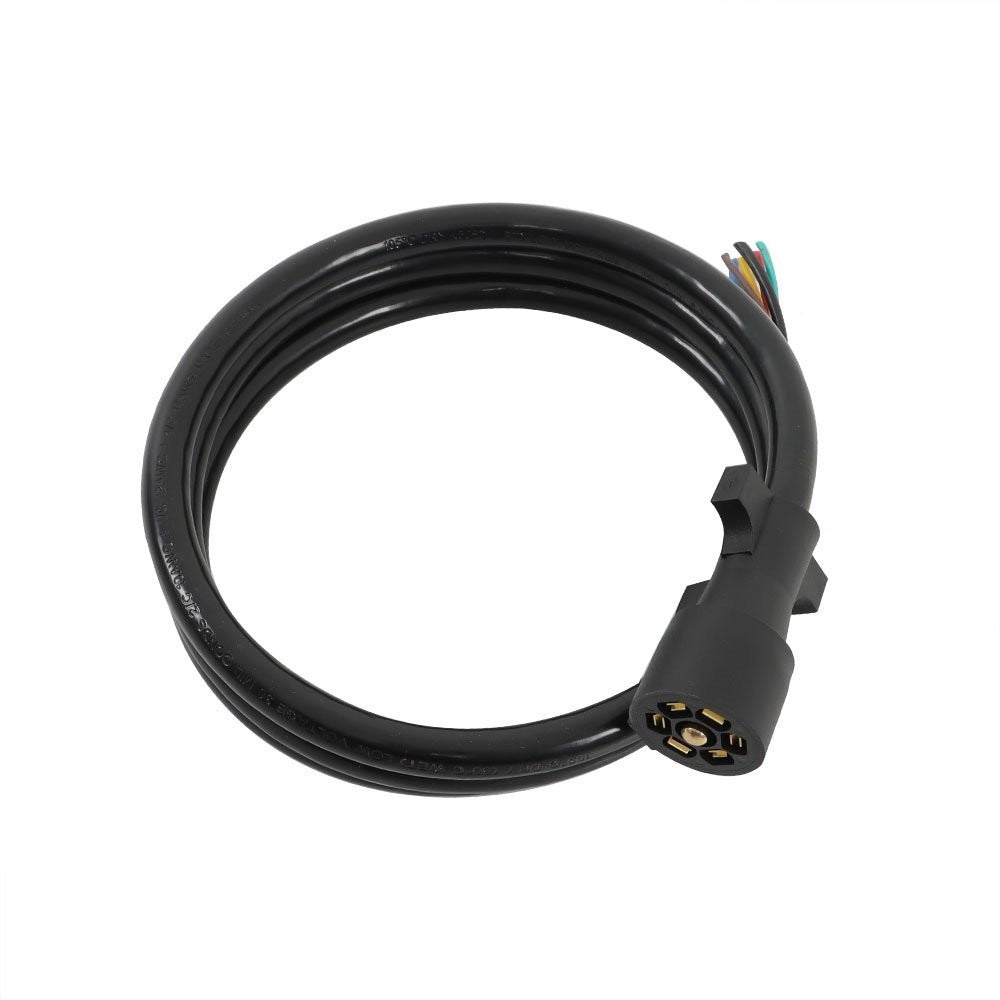 7-Way Trailer Plug Cable, 7 ft
