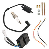 Ignition Coil CDI and Spark Plug Kit for 1988-2004 Kawasaki Bayou 300 KLF300