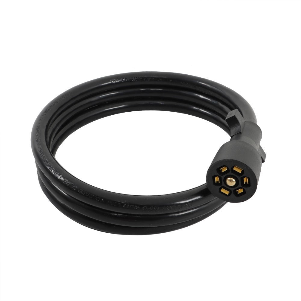 7-Way Trailer Plug Cable, 7 ft