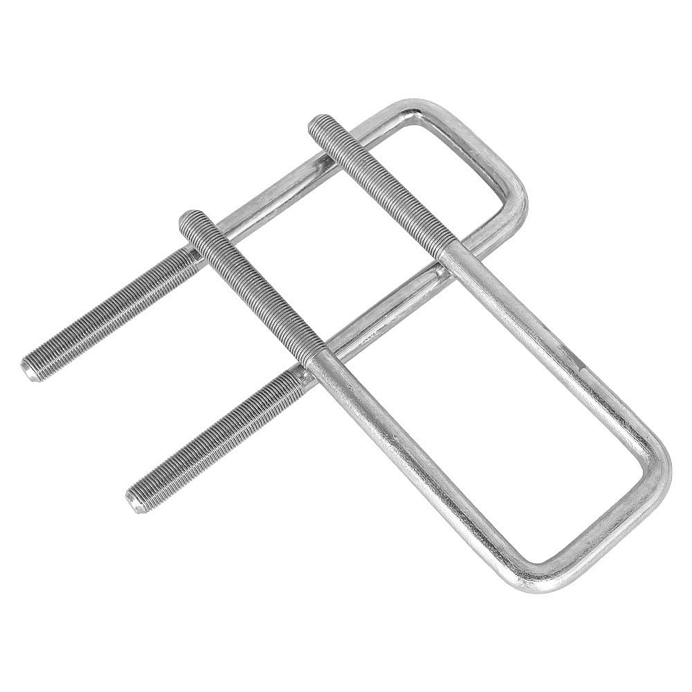 Square U-Bolts for 1988-1998 Chevrolet GMC C1500 2.5 in Wide Leaf Springs, 8.75 in Long