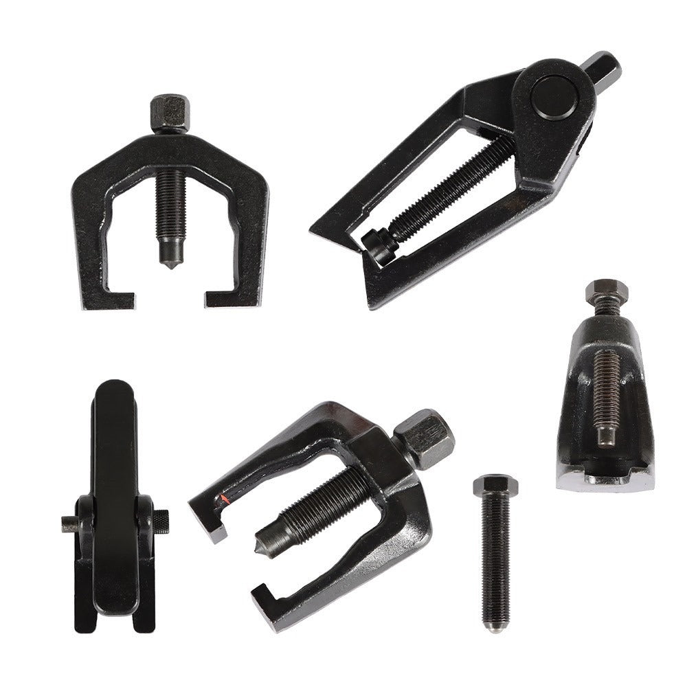 Front End Service Tool Kit with Pitman Arm Puller and Ball Joint Separators, 5 Pieces