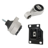 Engine and Transmission Mount Set for 2000-2004 Ford Focus 2.0L DOHC, 3 Pieces