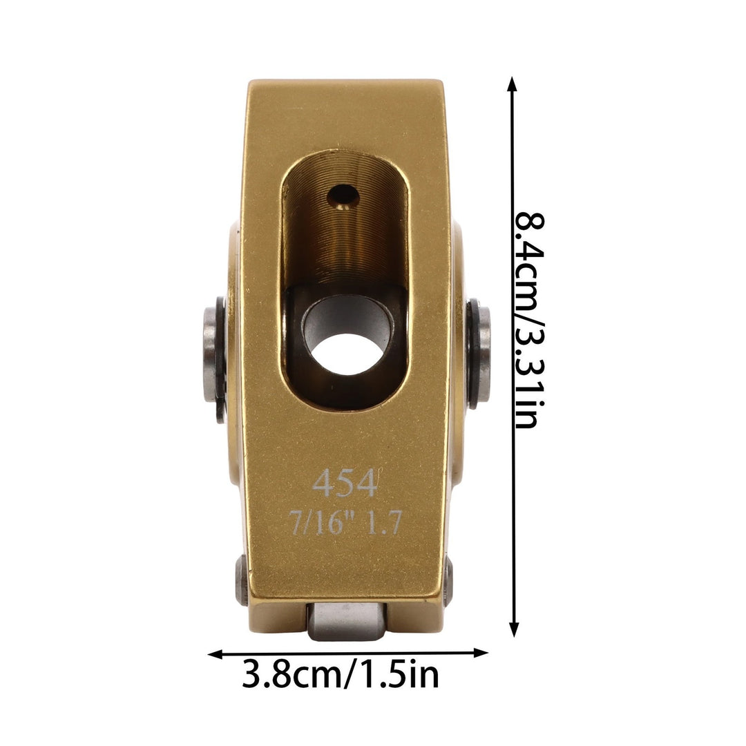 Aluminum Roller Rocker Arms for Big Block Chevy 396 427 454, 1.7 Ratio 7/16 in Stud