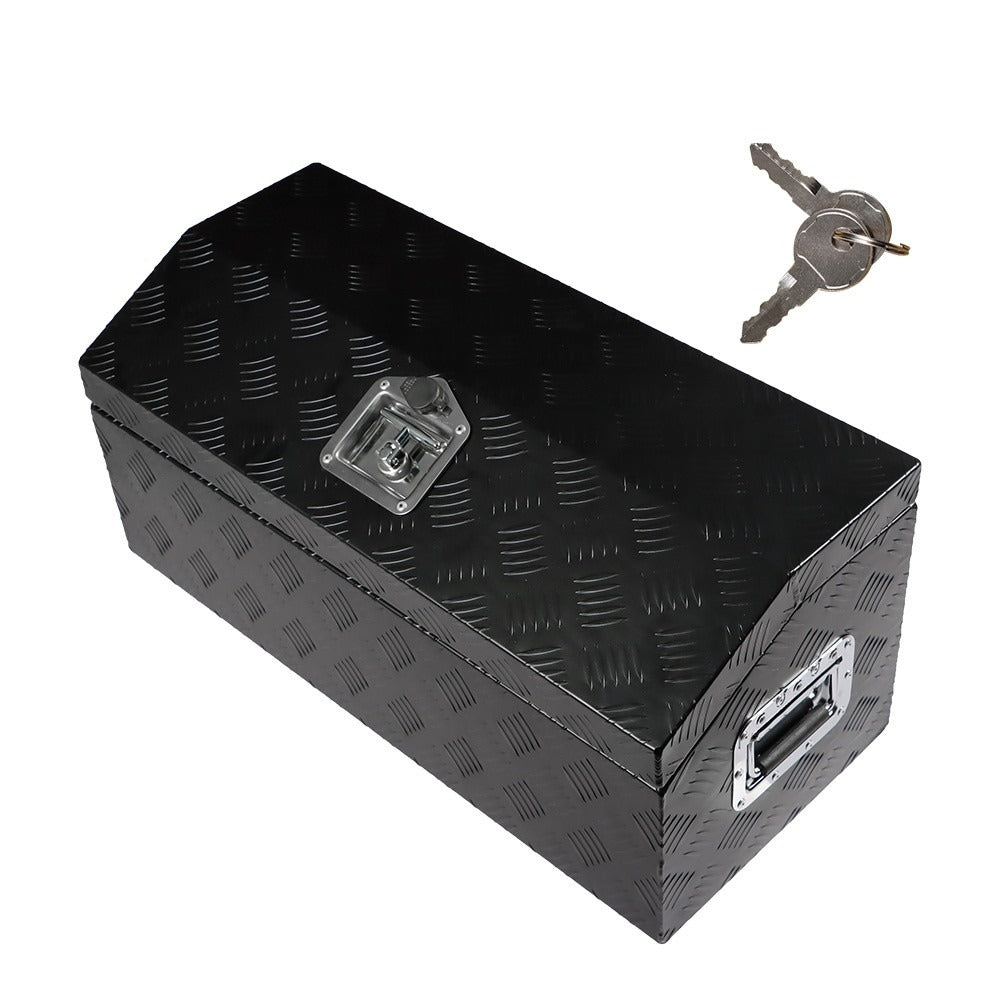 Aluminum Tool Box with Lock, 30 x 13 x 13 in