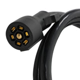 7-Way Trailer Wiring Upgrade Kit with Junction Box and RV Style Connector, 6 ft