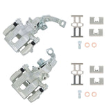 Rear Brake Calipers with Brackets for 1991-1997 Honda Accord 2.2L 2.7L, Pair 19-B1446