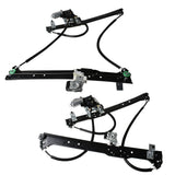 Rear Power Window Regulators with Motor for 2000-2007 Chevrolet Silverado GMC Sierra Avalanche Escalade EXT, Pair