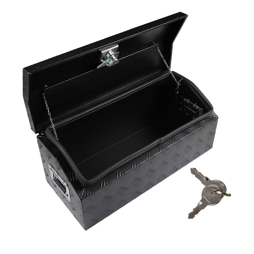Aluminum Tool Box with Lock, 30 x 13 x 13 in