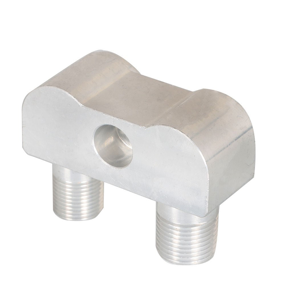 LS Swap Straight AC Compressor Adapter Fitting, CNC Machined