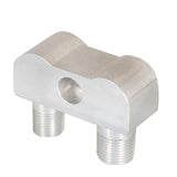 LS Swap Straight AC Compressor Adapter Fitting, CNC Machined