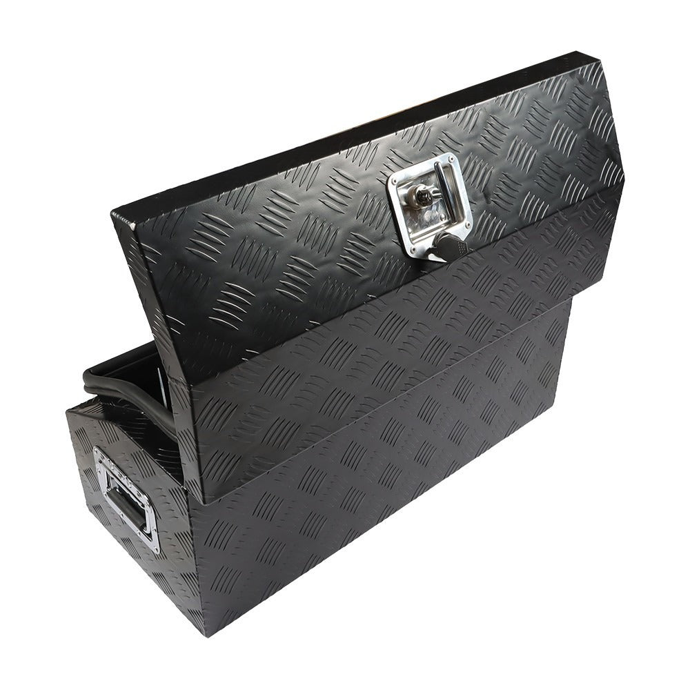 Aluminum Tool Box with Lock, 30 x 13 x 13 in