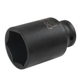 9 Piece 1/2 in Drive Metric Axle Nut Impact Socket Set 29-38 mm
