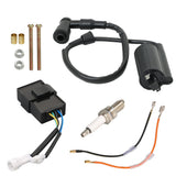 Ignition Coil CDI and Spark Plug Kit for 1988-2004 Kawasaki Bayou 300 KLF300