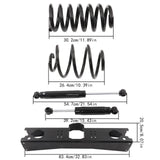 3 in Front 5 in Rear Lowering Kit with Trailing Arm Crossmember for 1968-1972 Chevrolet C10 Suburban