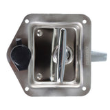 Stainless Steel Locking T-Handle Latch Pair for Trailer Doors and Truck Tool Boxes