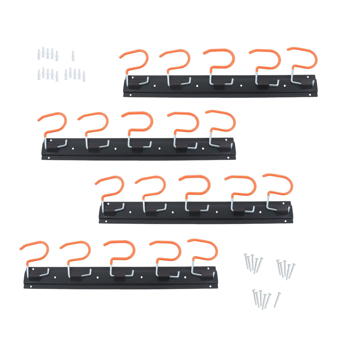 68 in Wall-Mounted Tool Organizer with 20 Hooks