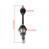 Front Left CV Axle for 2017-2022 Jaguar F-Pace and 2018-2022 Range Rover Velar LR092740